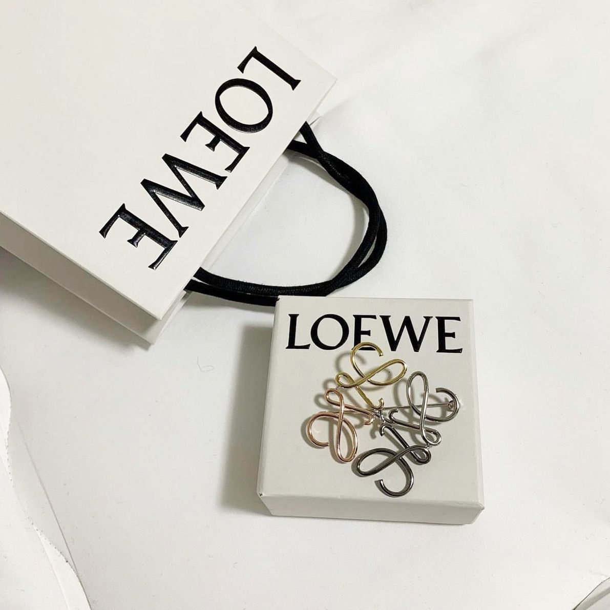 Loewe Anagram Brooch