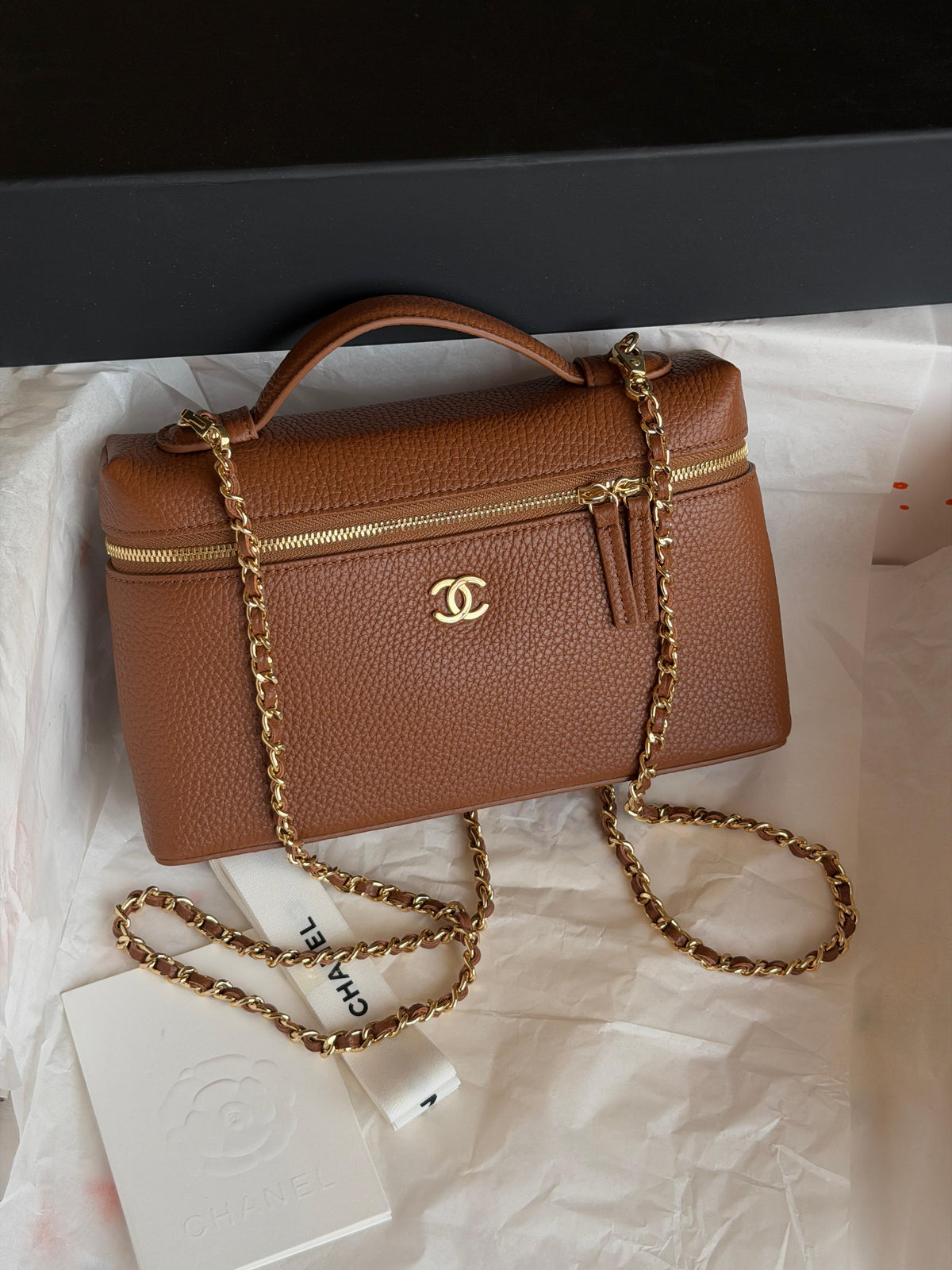 Chanel Brown Caviar Vanity