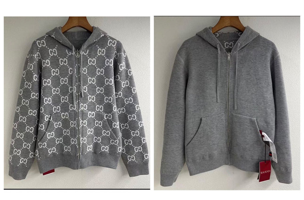 Gucci Reversible GG Zip-Up Hoodie