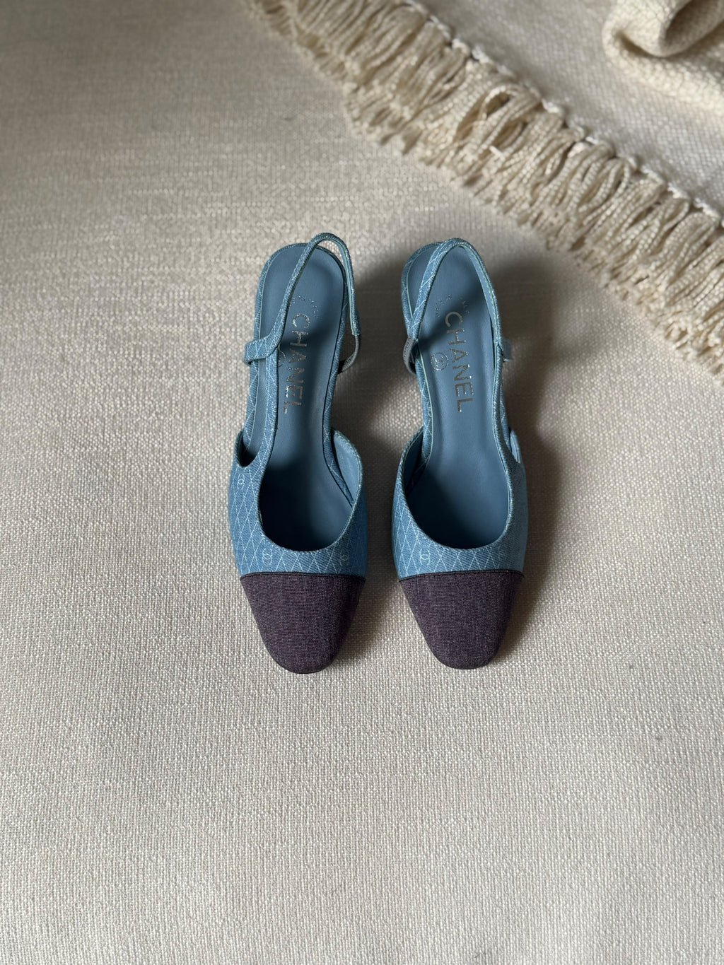 Chanel Tweed Slingback Pumps