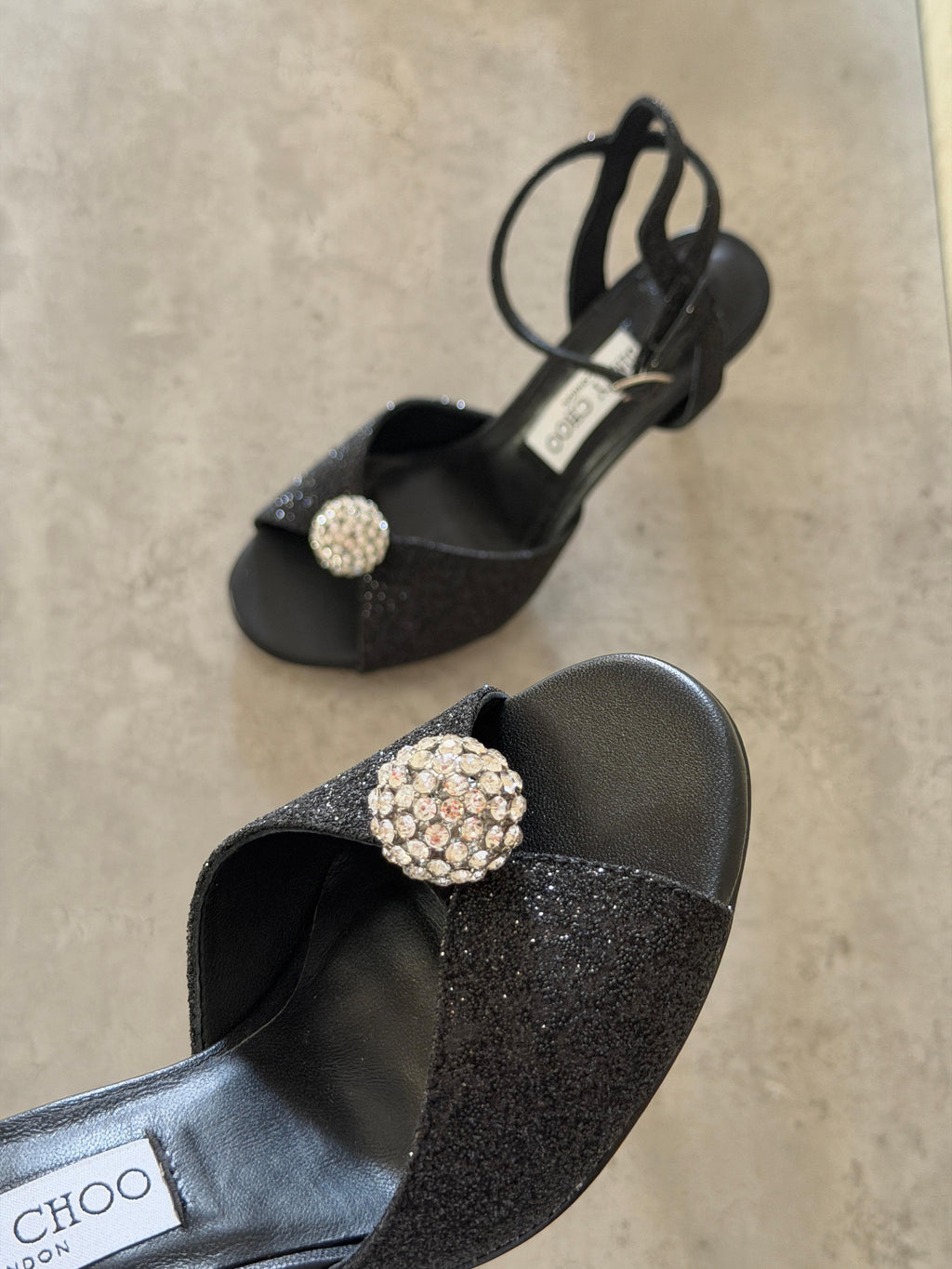 Jimmy Choo Crystal Ball Embellished