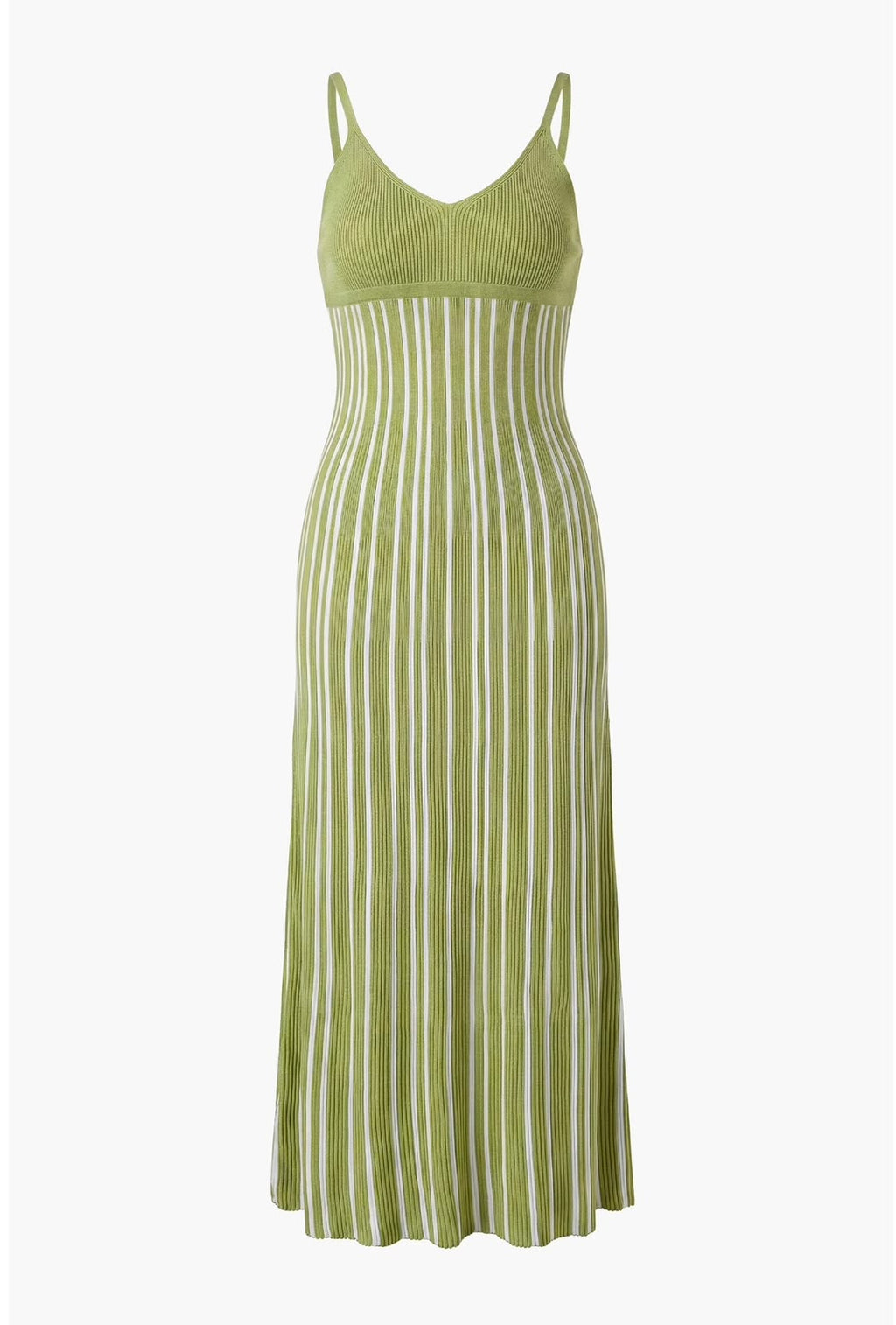 Sandro Striped Knit Maxi Dress
