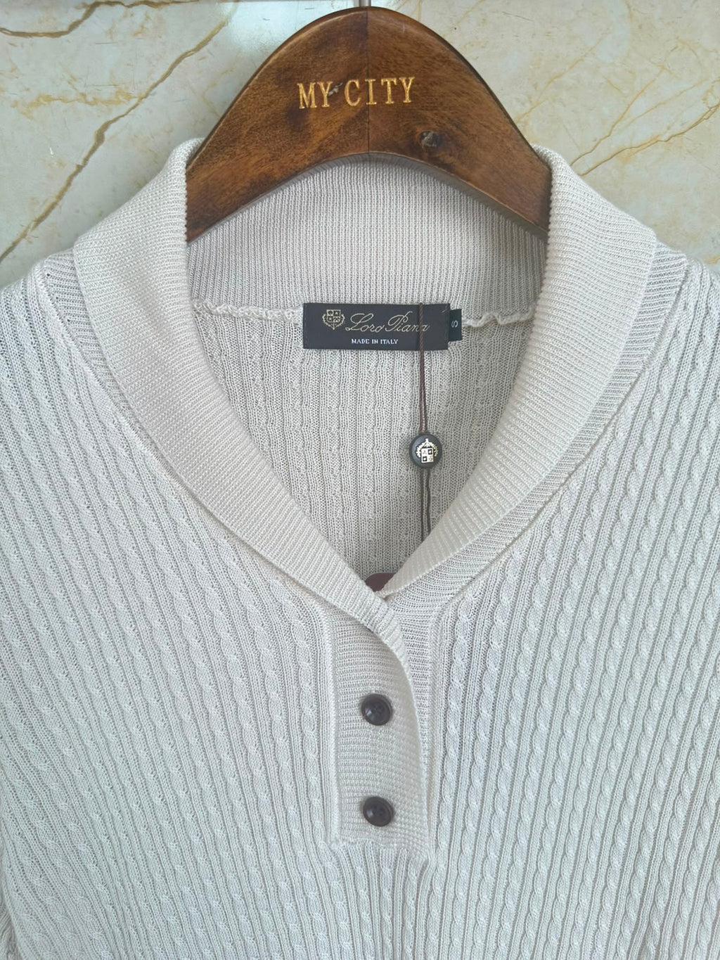 Loro Piana Knit Polo Shirt
