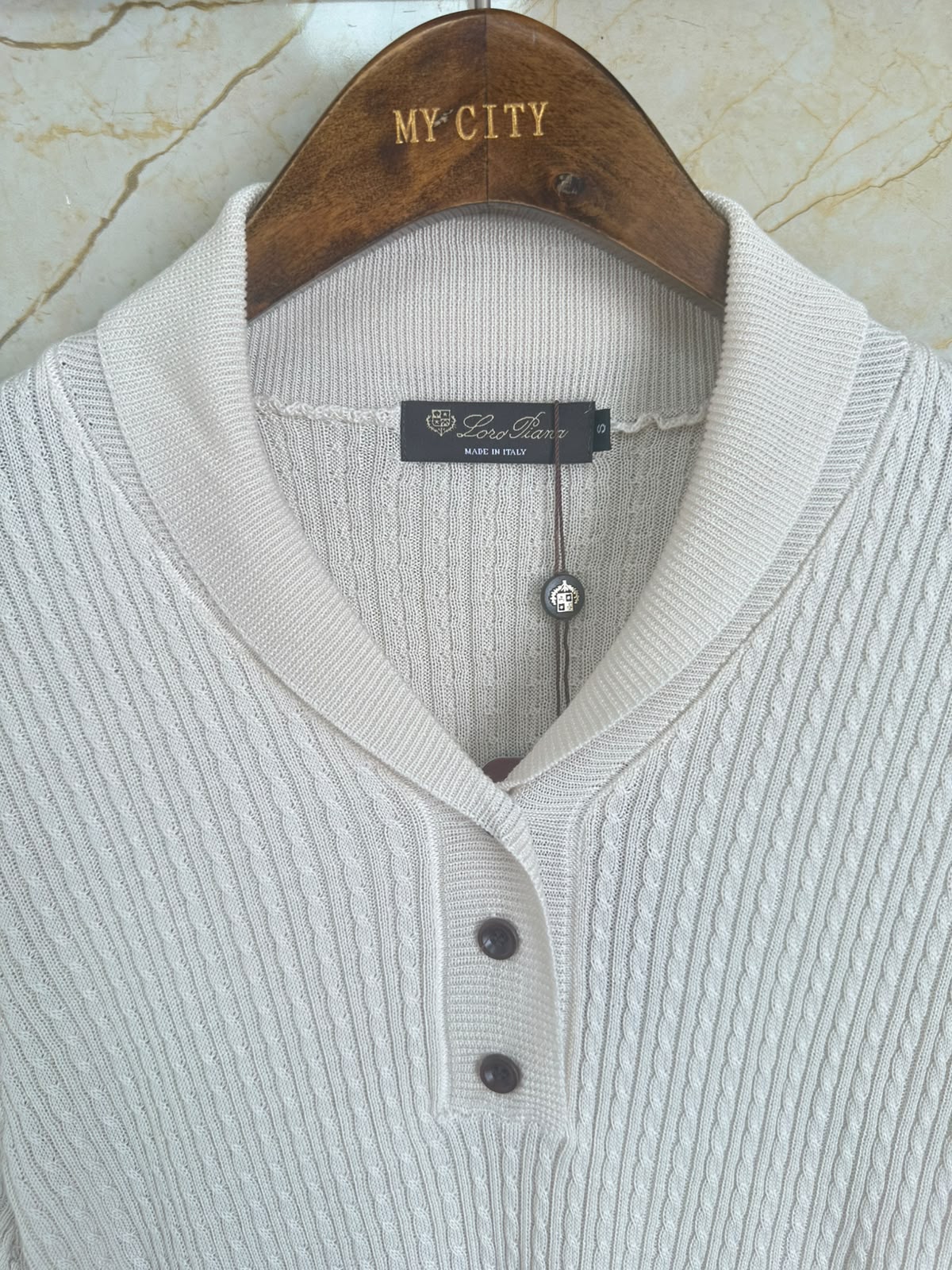 Loro Piana Knit Polo Shirt
