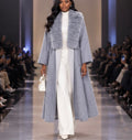 Loro Piana Long Cashmere Coat with Fur Collar