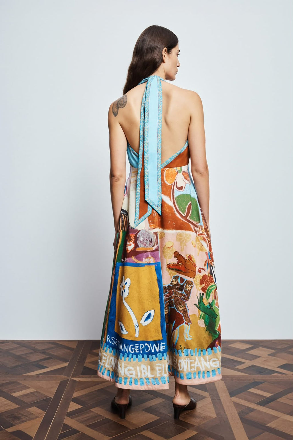 ALEMAIS  Multi-Color Scenic and Floral Print