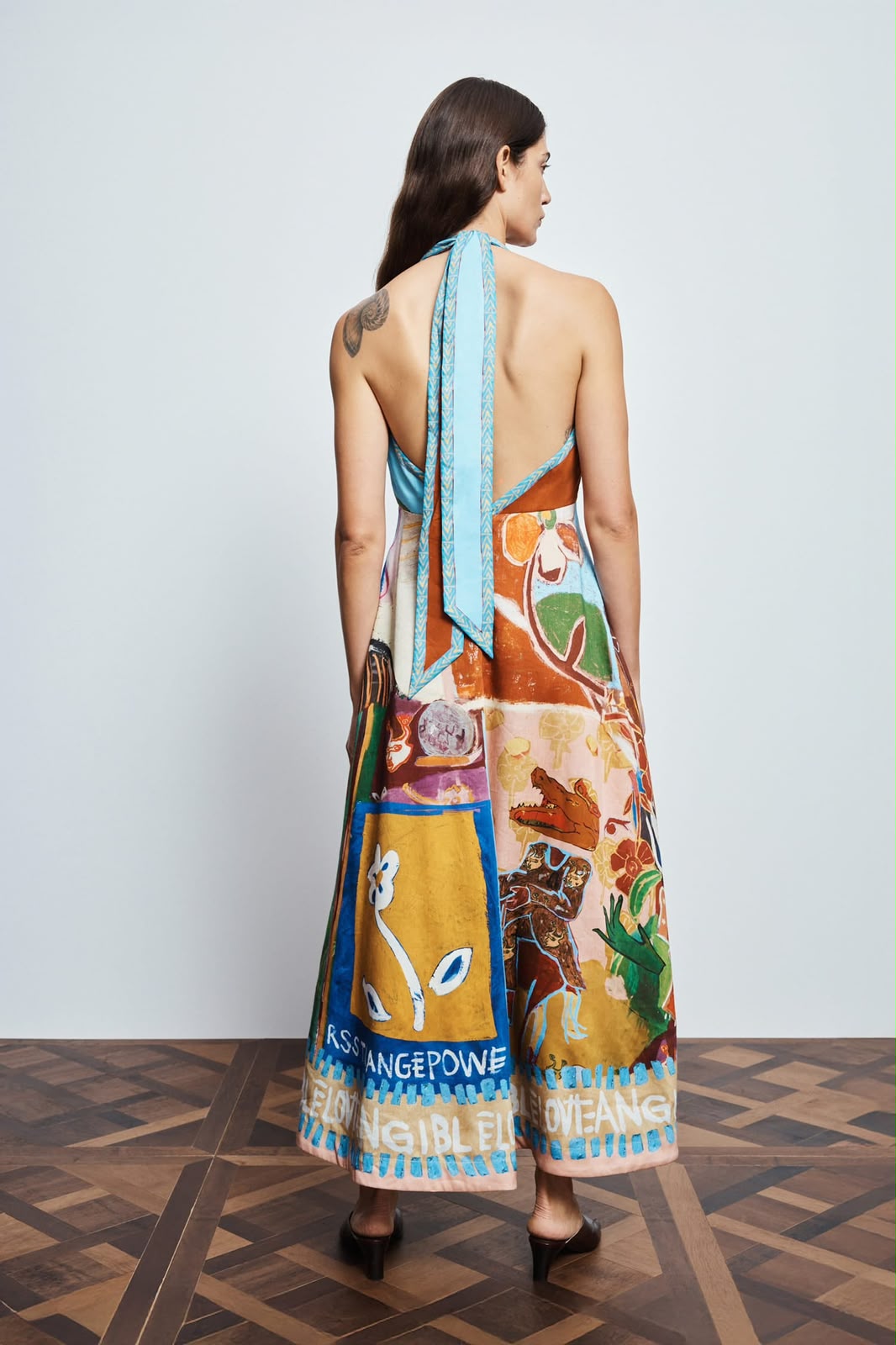ALEMAIS  Multi-Color Scenic and Floral Print