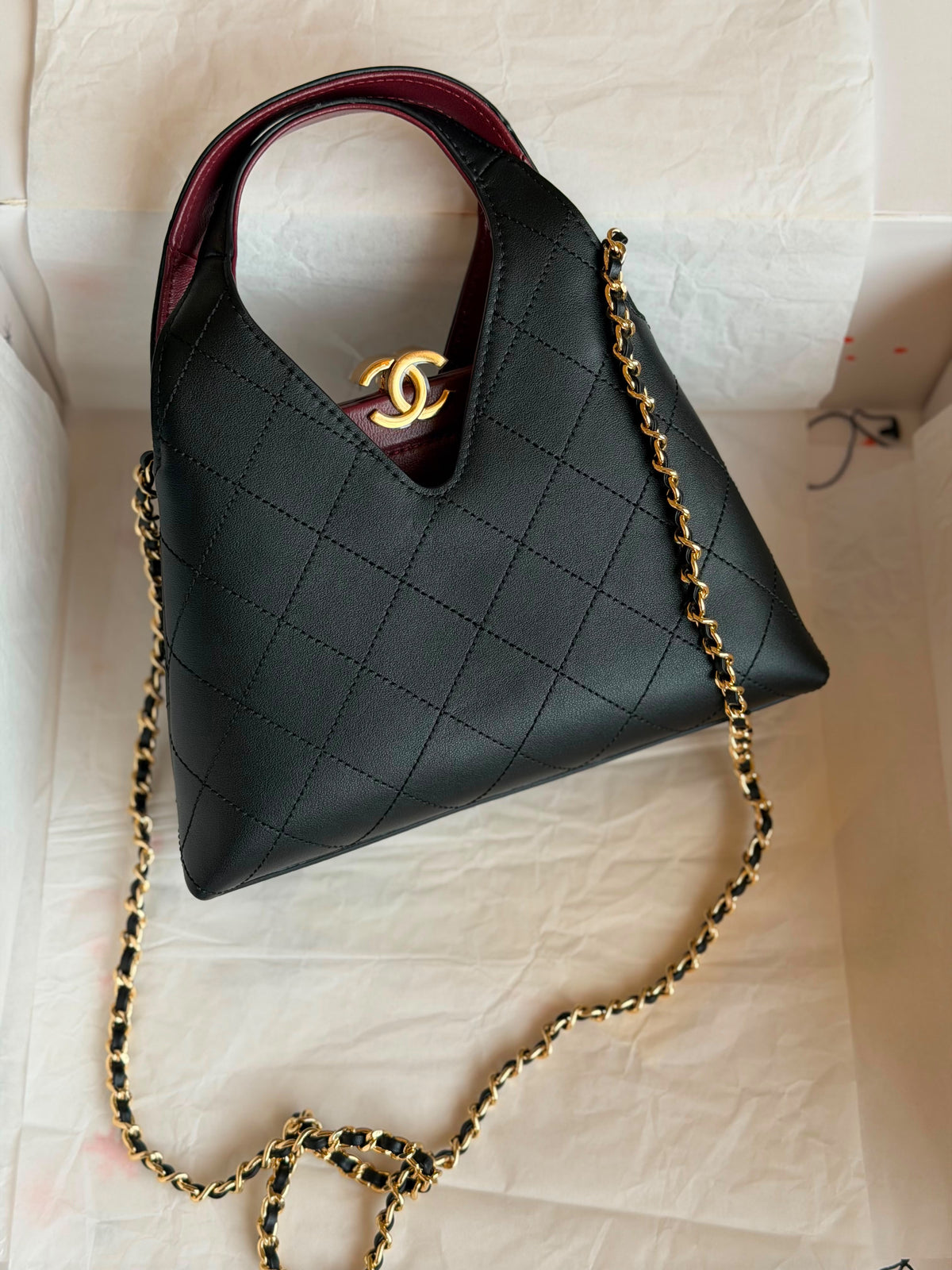 Chanel Quilted Handle Bag