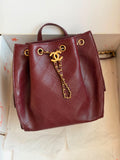 Chanel Quilted Leather Drawstring Bucket Bag