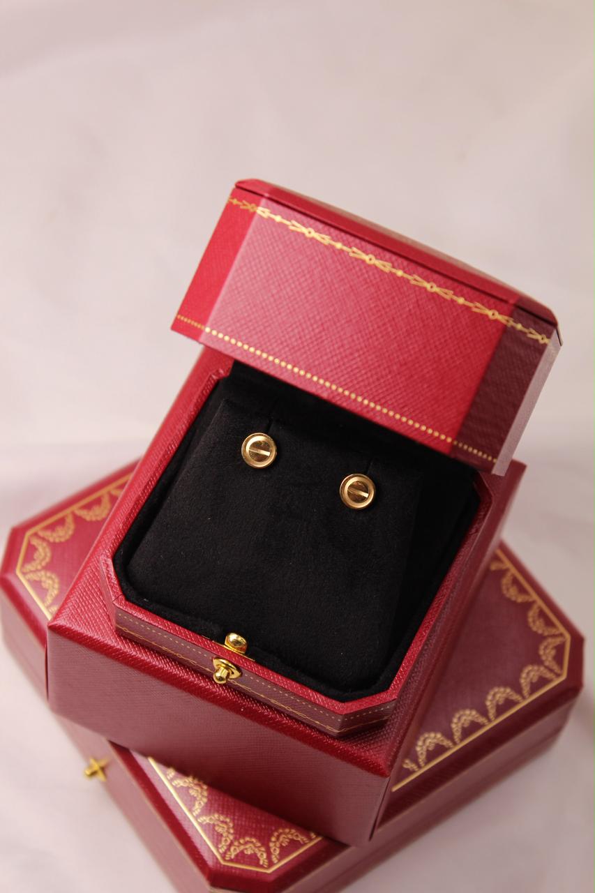 Cartier LOVE Earrings in Yellow Gold