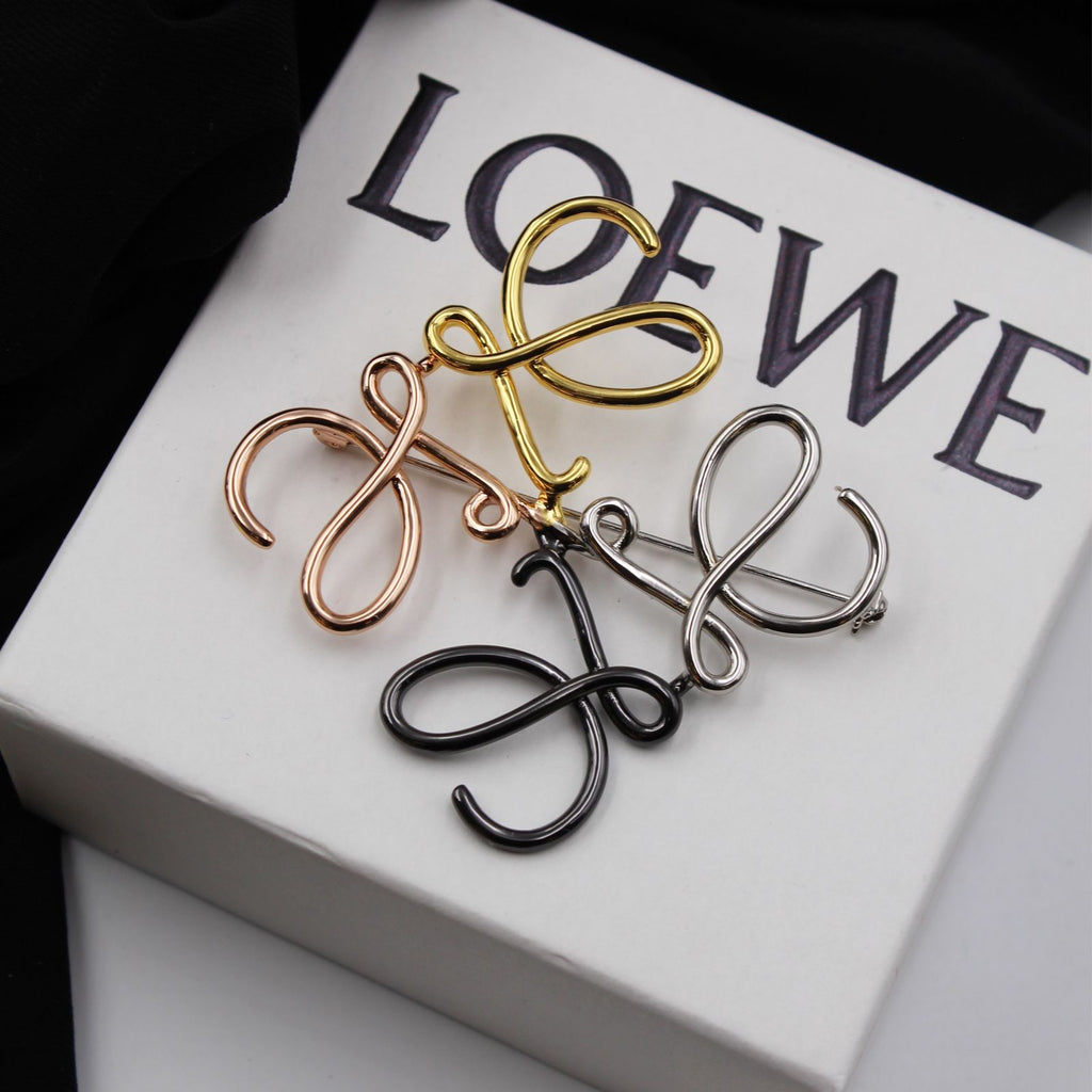 Loewe Anagram Brooch