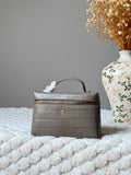 Chanel Crocodile-Embossed Calfskin Top Handle Vanity Case 19 CM