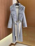 Loro Piana Cashmere/Wool Coat with Fur Collar (