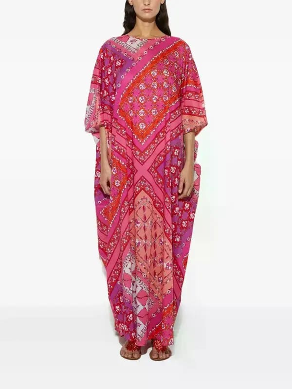 Pucci Printed Long Kaftan / Dress