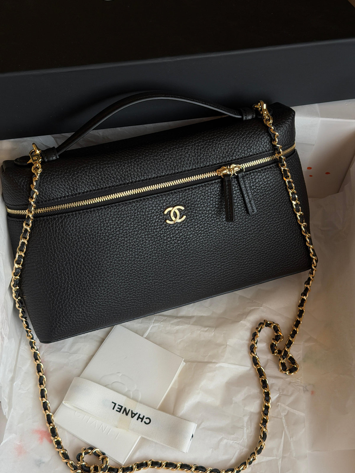 Chanel black Caviar Vanity