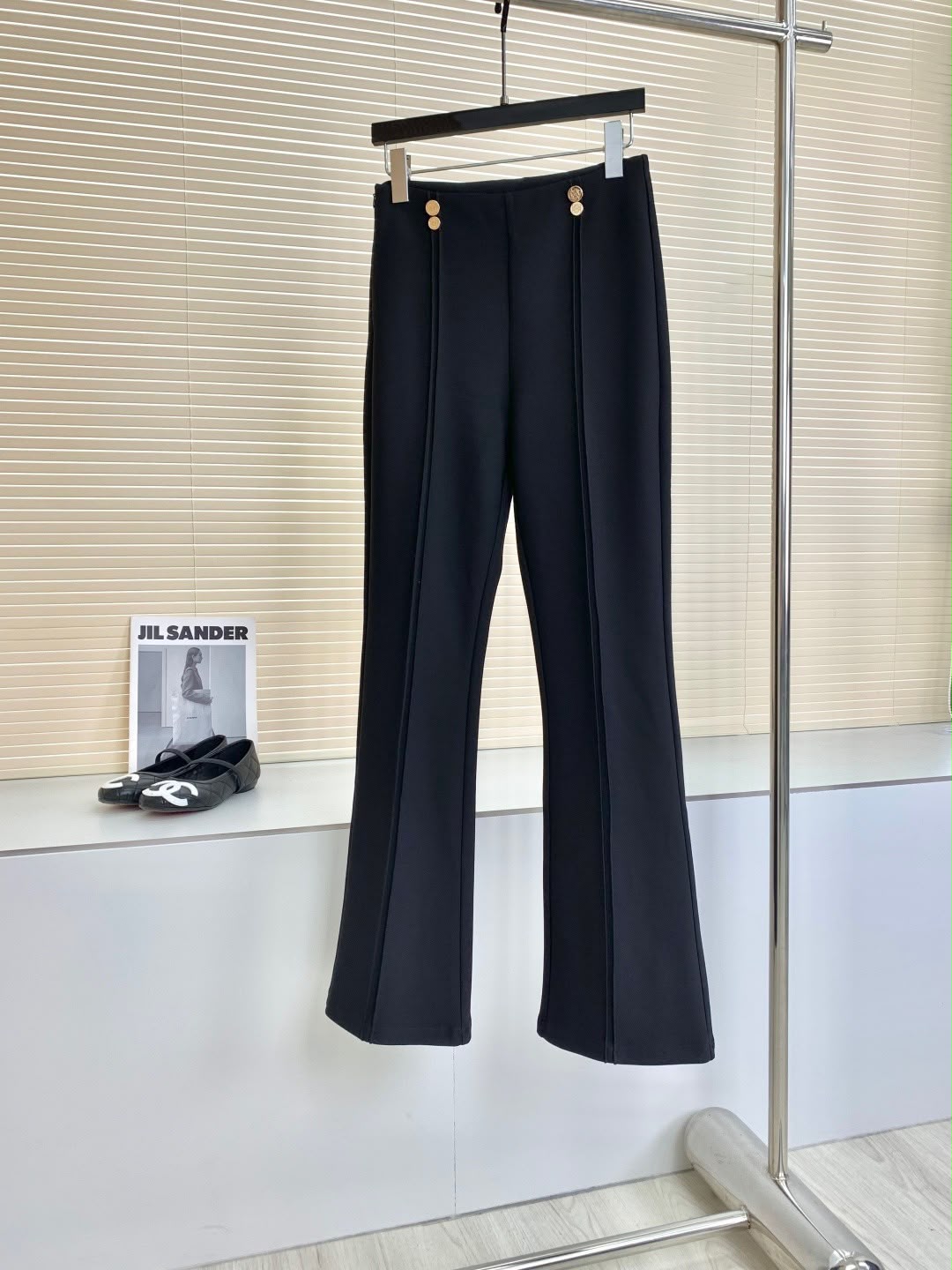 Loewe High-Waisted Flare Trousers