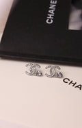Chanel Gold CC Drop Earrings