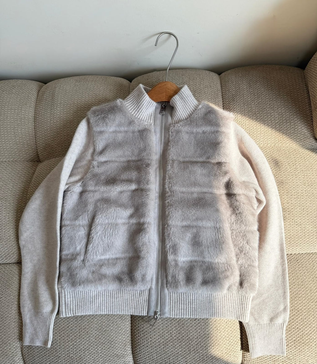 BRUNELLO CUCINELLI Textured Zip-Up Jacket