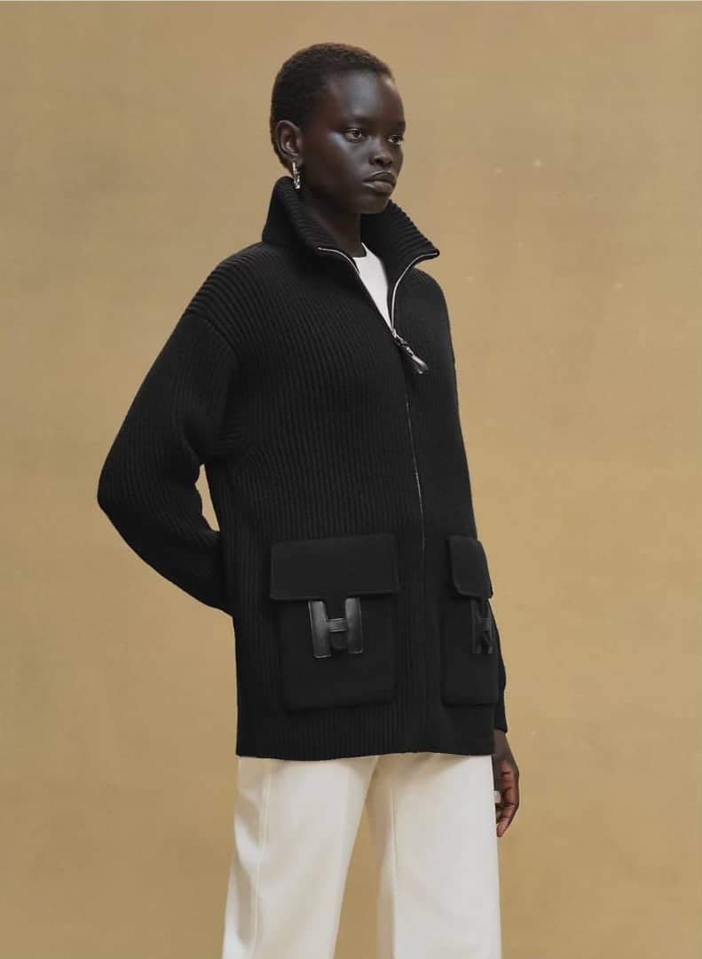 Hermès Knit Zip Cardigan / Jacket