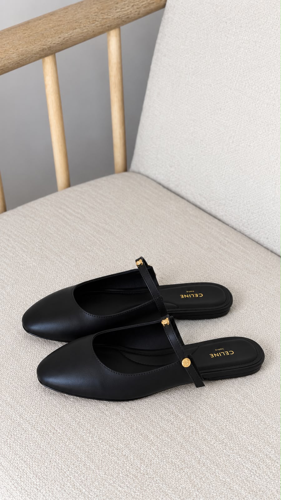 Celine Flat Mules / Slingback Flats