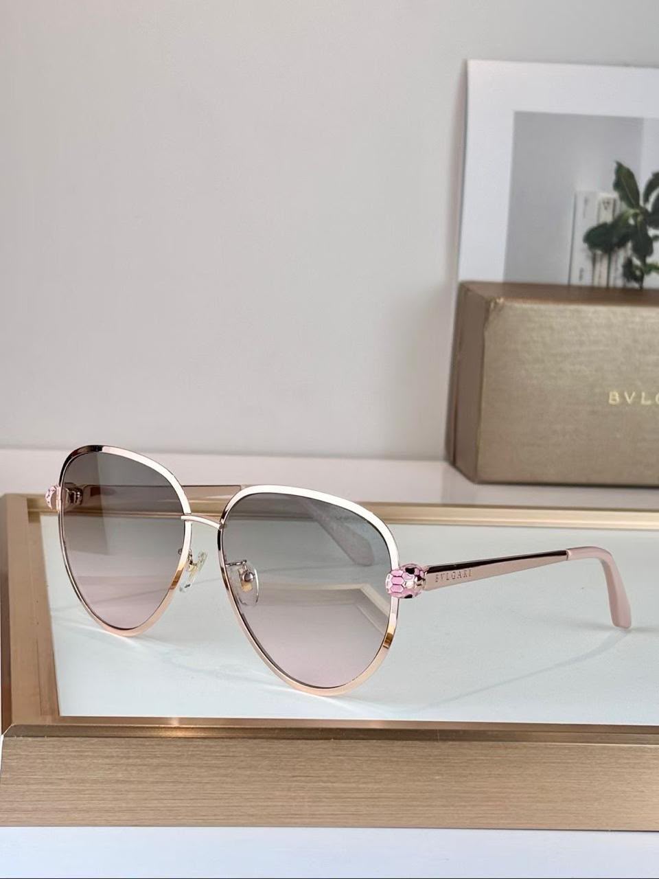 Bvlgari Serpenti Aviator Sunglasses