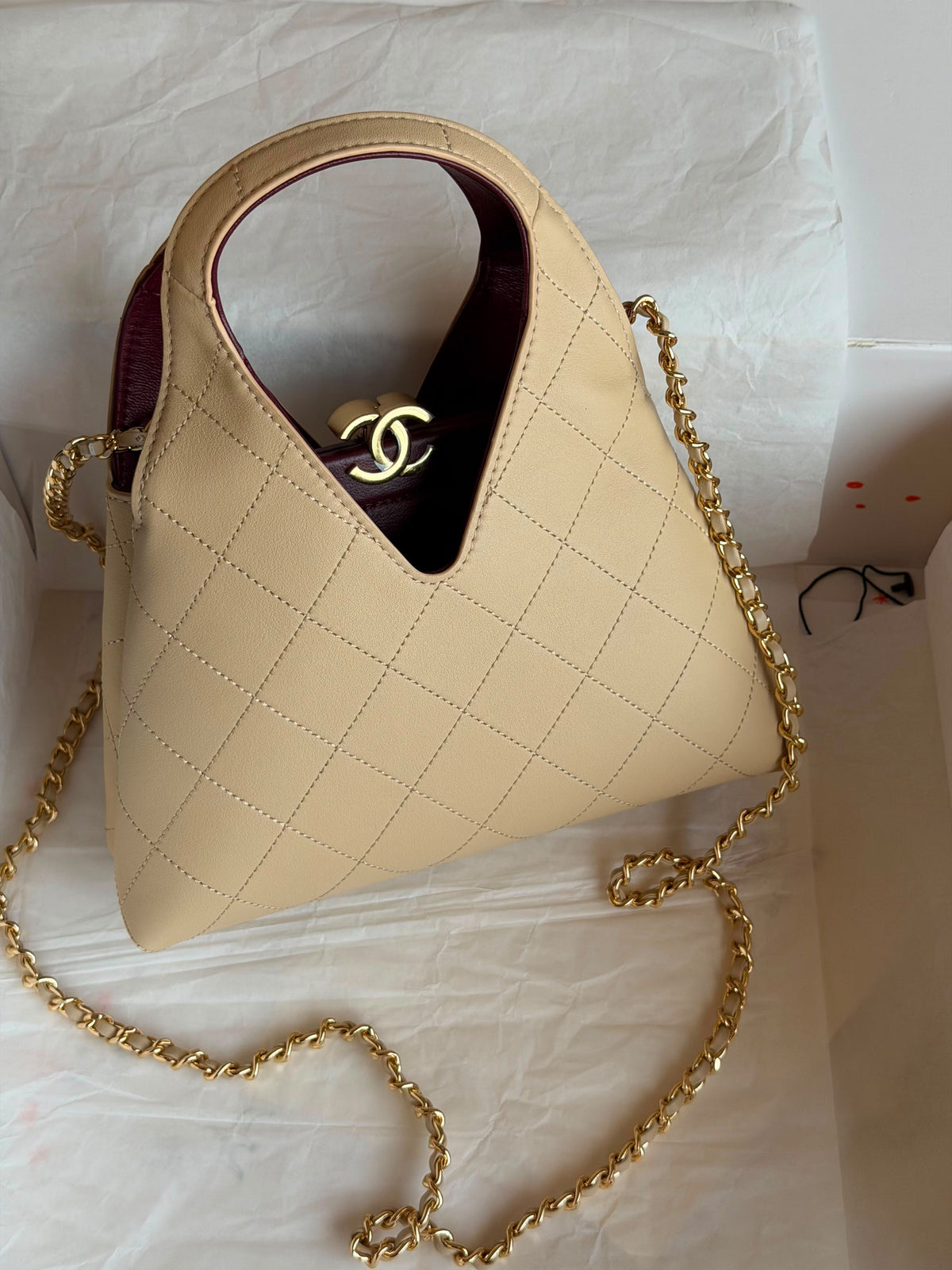Chanel Quilted Top Handle / Flap Bag