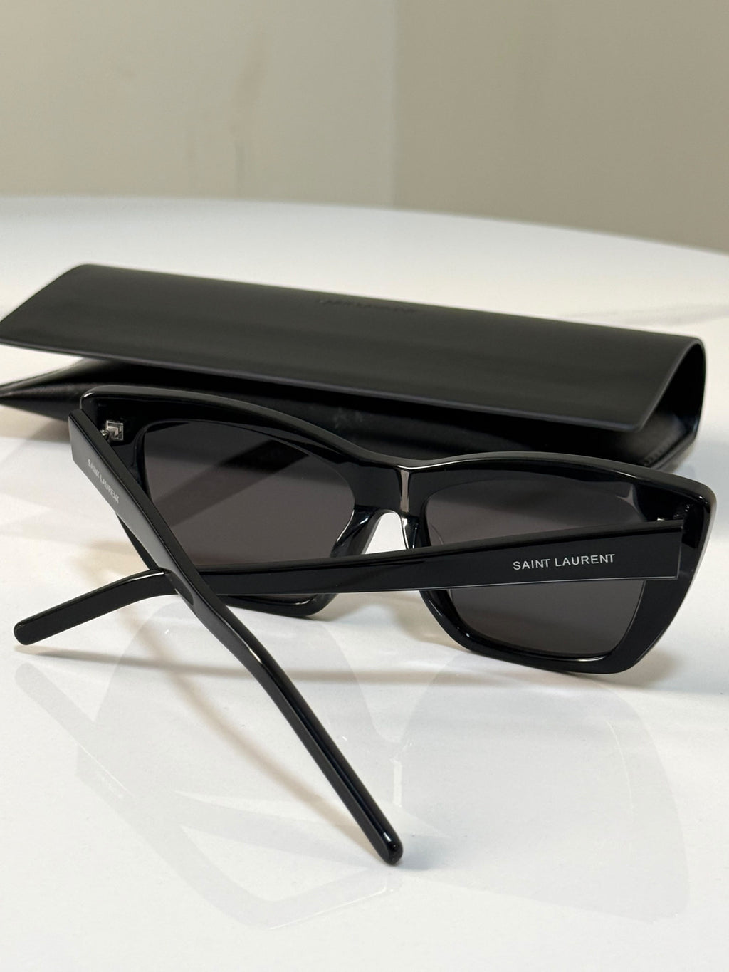 Saint Laurent Cat-Eye Luxury Sunglasses with Case