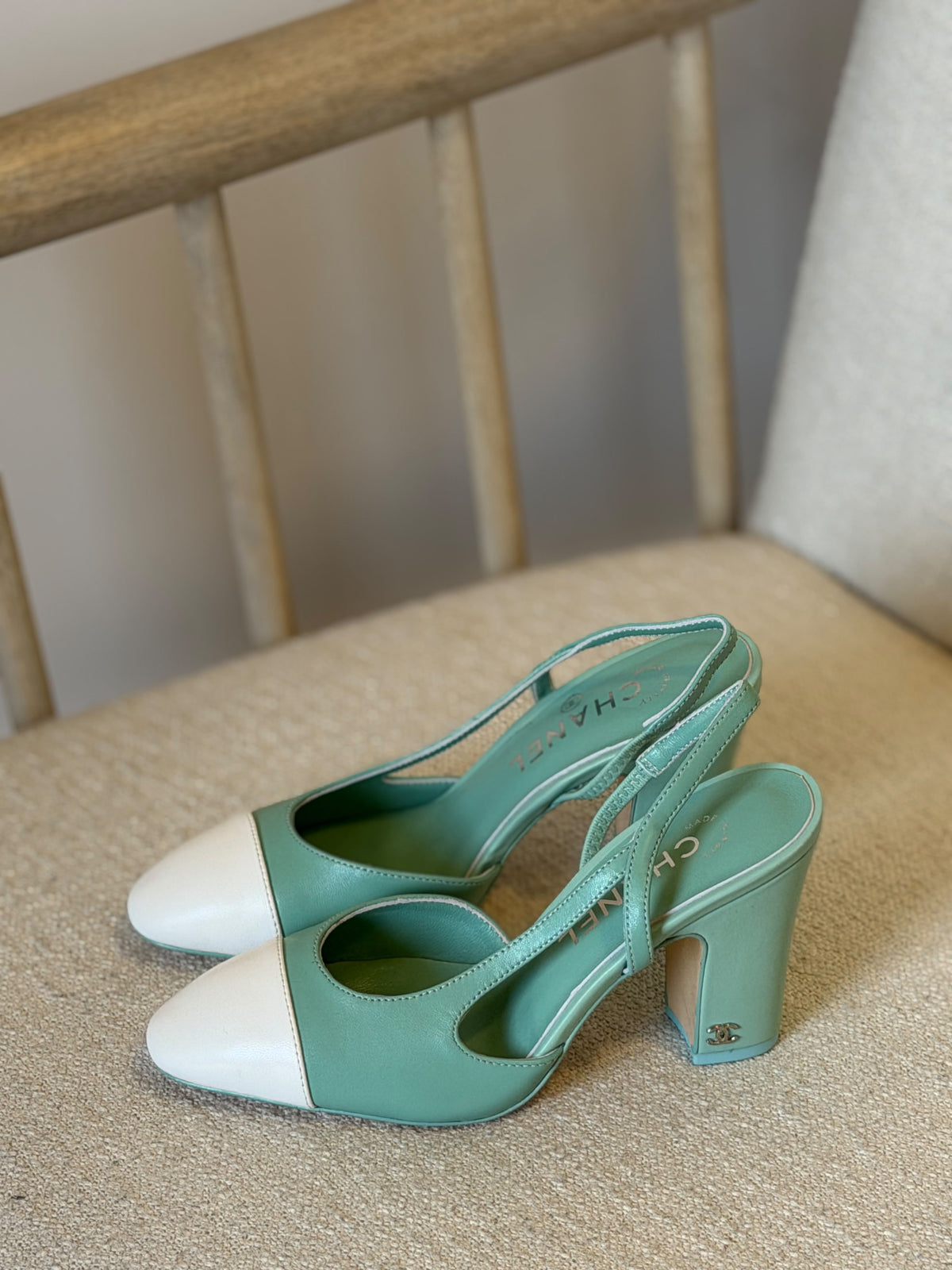 Chanel Slingback Heels