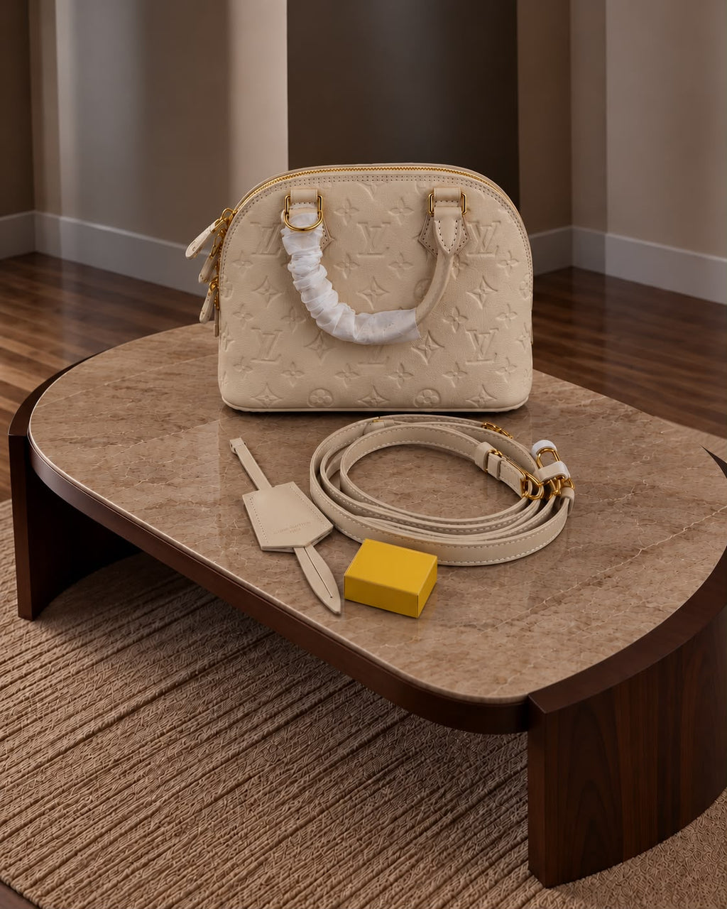 Louis Vuitton Alma BB Monogram Empreinte Leather Bag