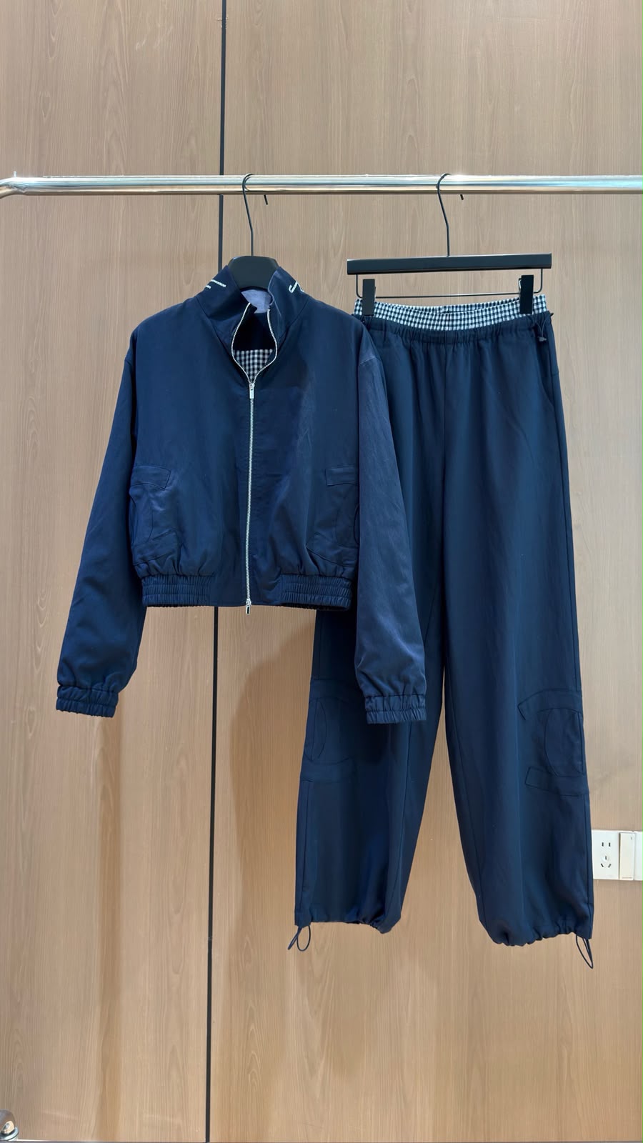 Chanel Zip Tracksuit Jacket & Trousers Set
