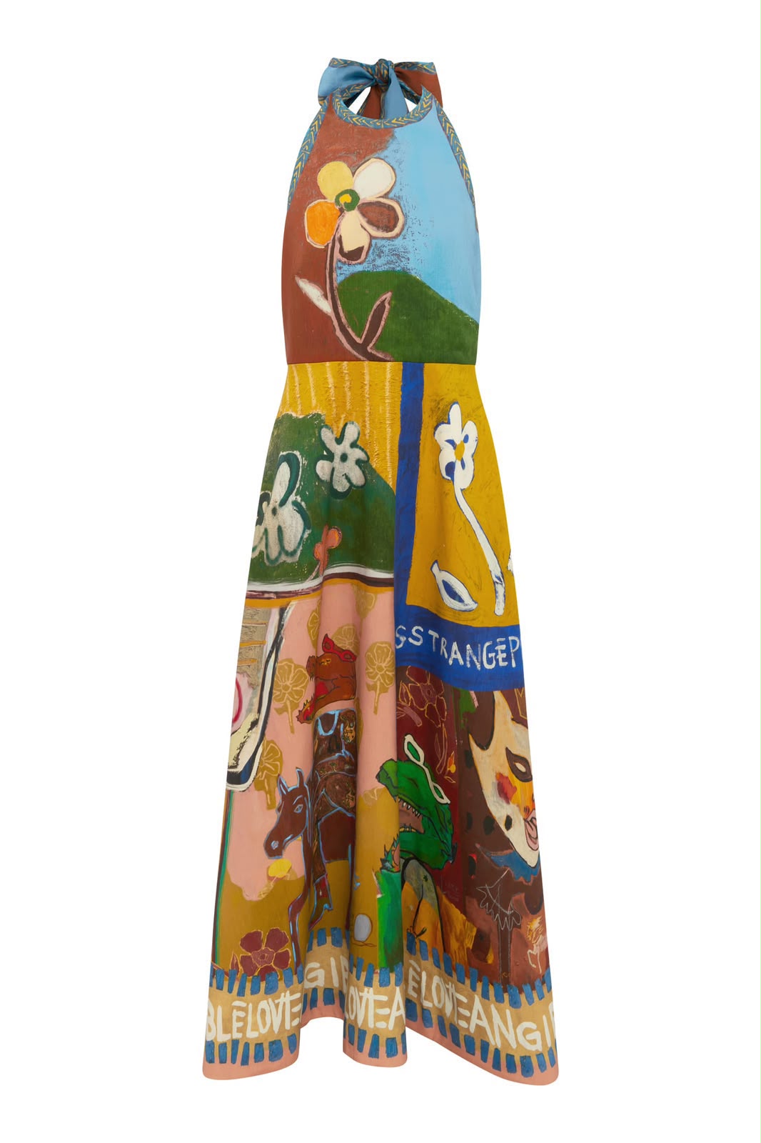 ALEMAIS  Multi-Color Scenic and Floral Print