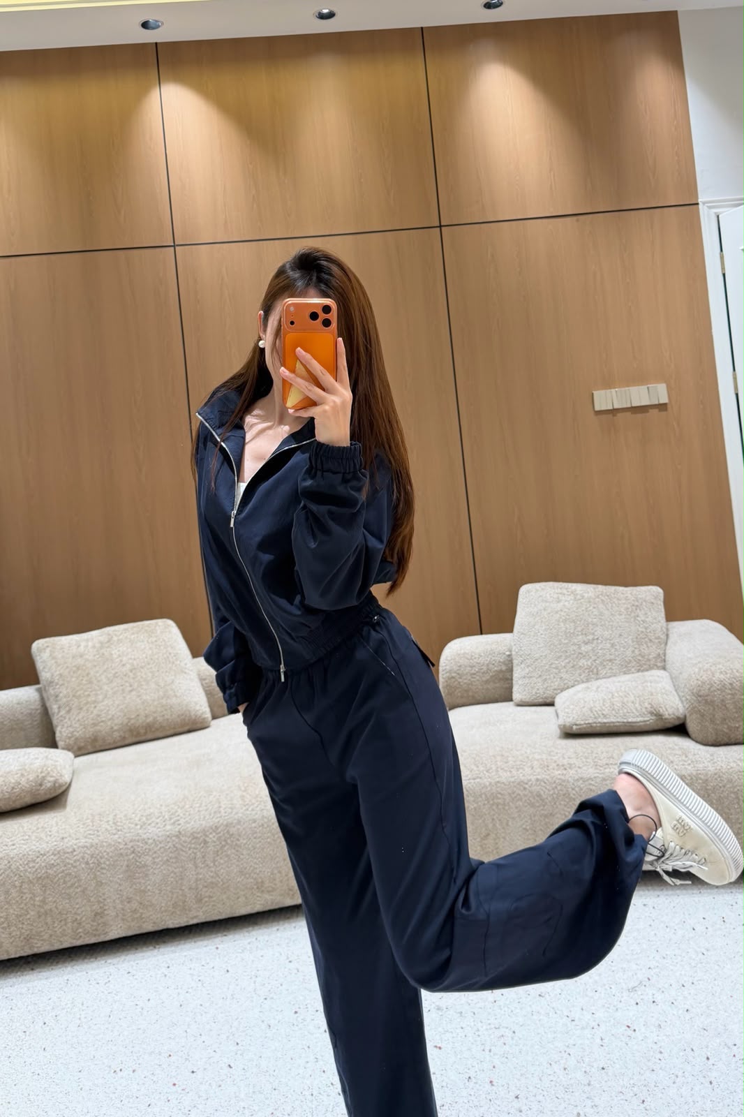 Chanel Zip Tracksuit Jacket & Trousers Set
