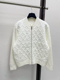 LOUIS VUITTON Monogram Zip-Up Jacket