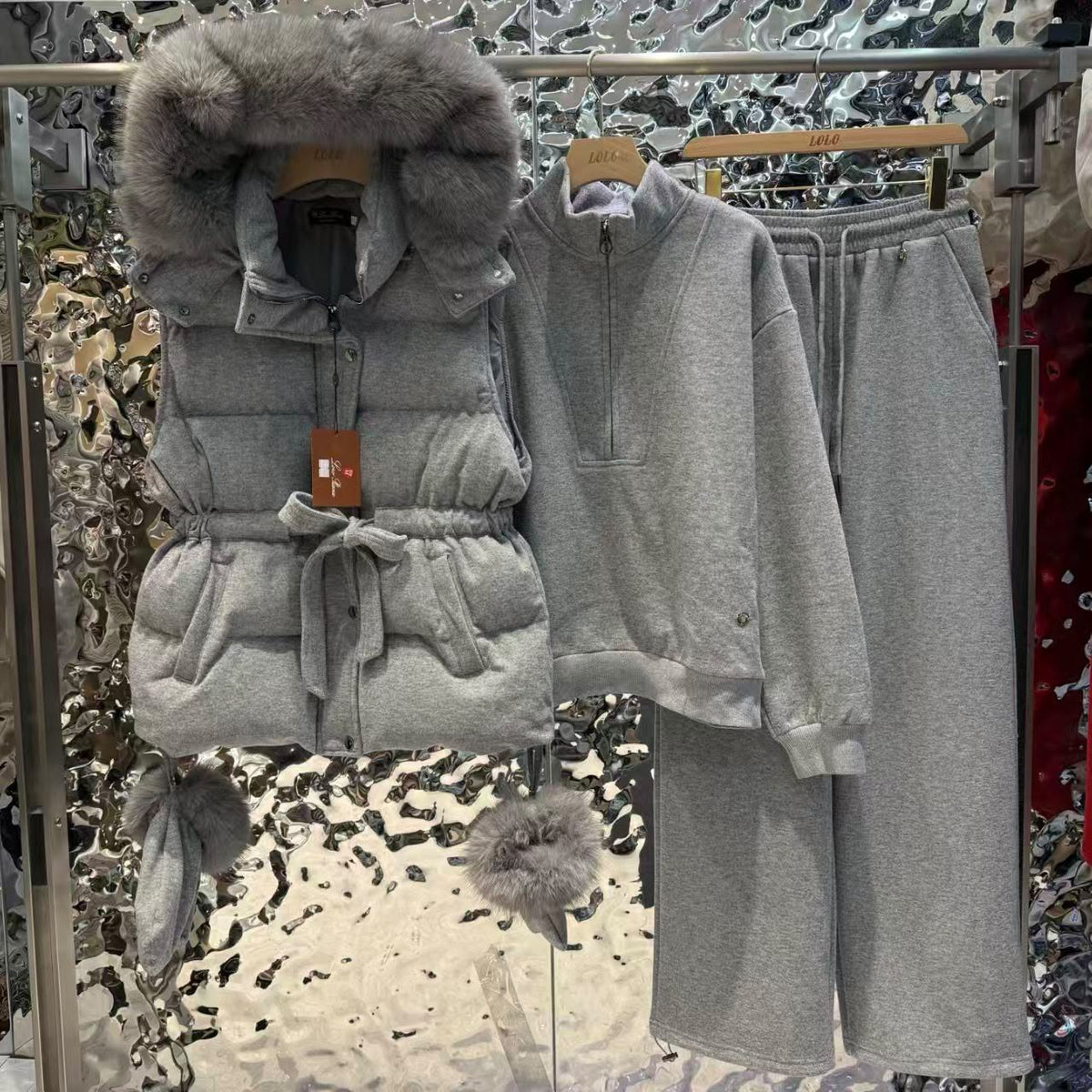 Loro Piana Luxury Cashmere Tracksuit Set