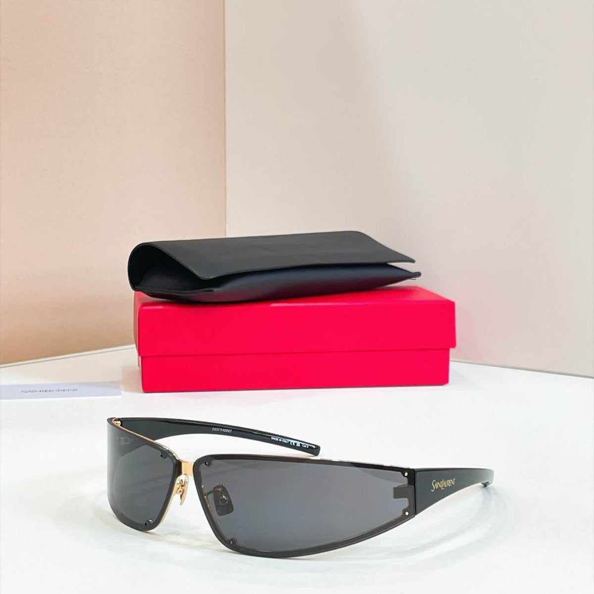 Wraparound Angular Sunglasses