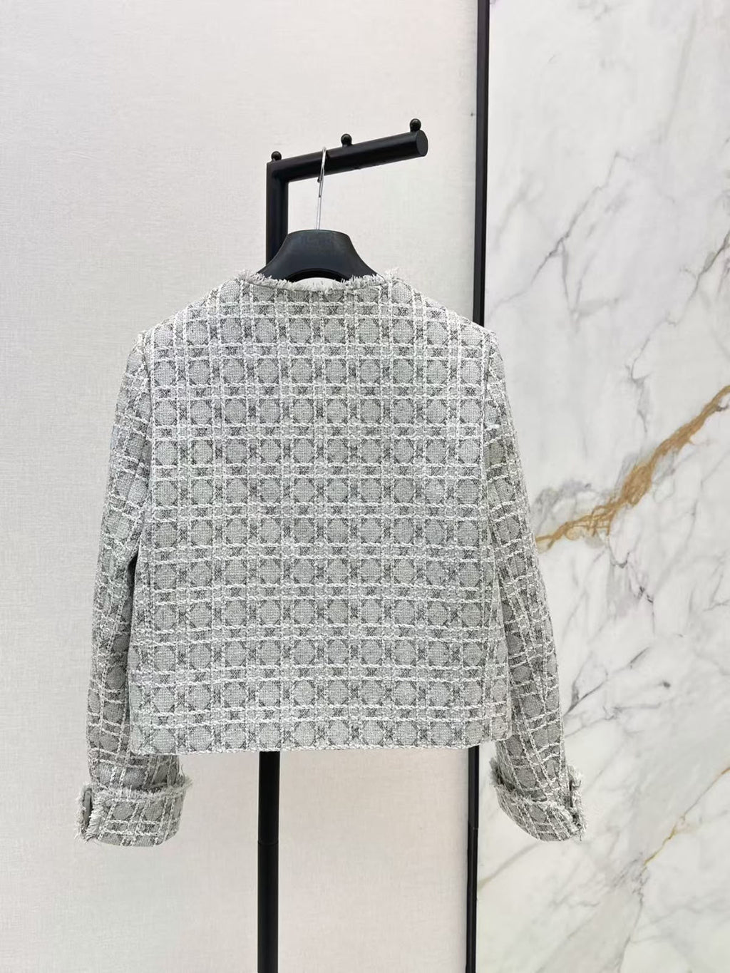 DIOR Patterned Cropped Jacket