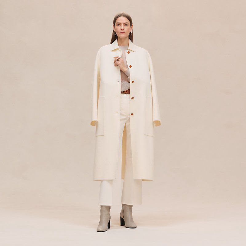 Hermès Long Wool Coat / Trench in Multiple Colorways