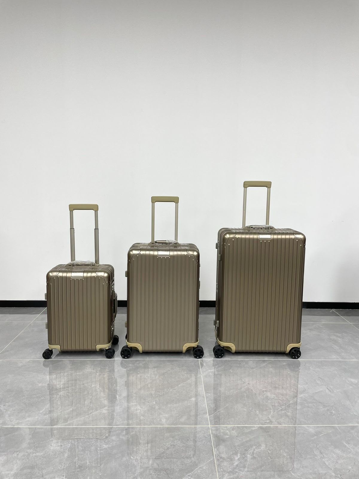 Rimowa Original Aluminium Suitcase Collection Titanium