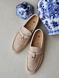 Loro Piana Summer Walk Loafers with Charm Detail