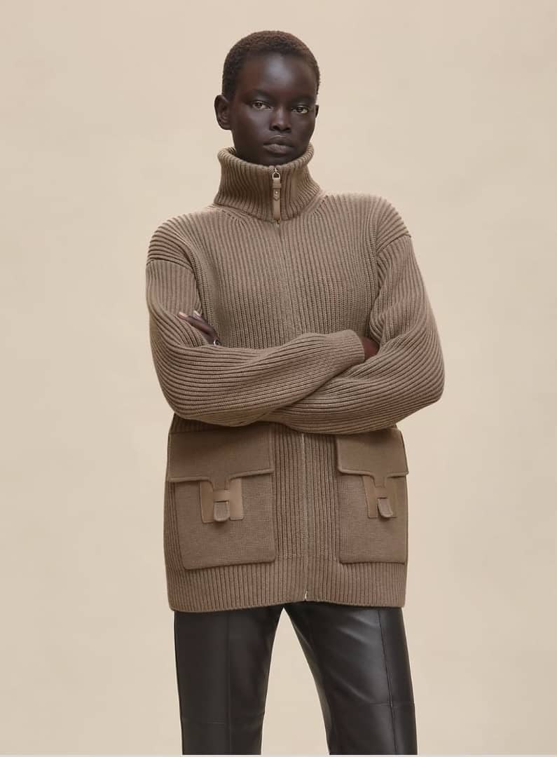 Hermès Knit Zip Cardigan / Jacket
