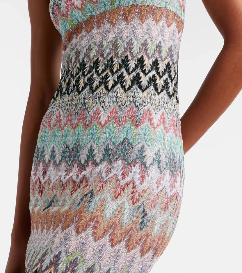 Missoni Chevron Sleeveless Dress