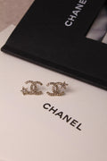CHANEL – CC Star Crystal Earrings