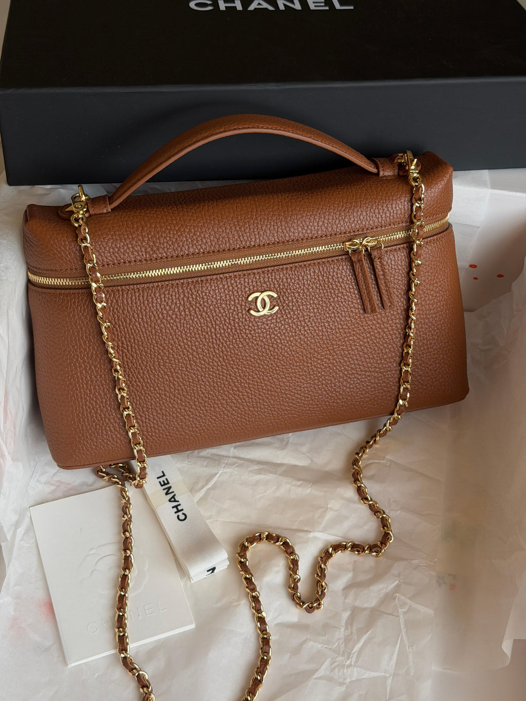 Chanel Brown Caviar Vanity