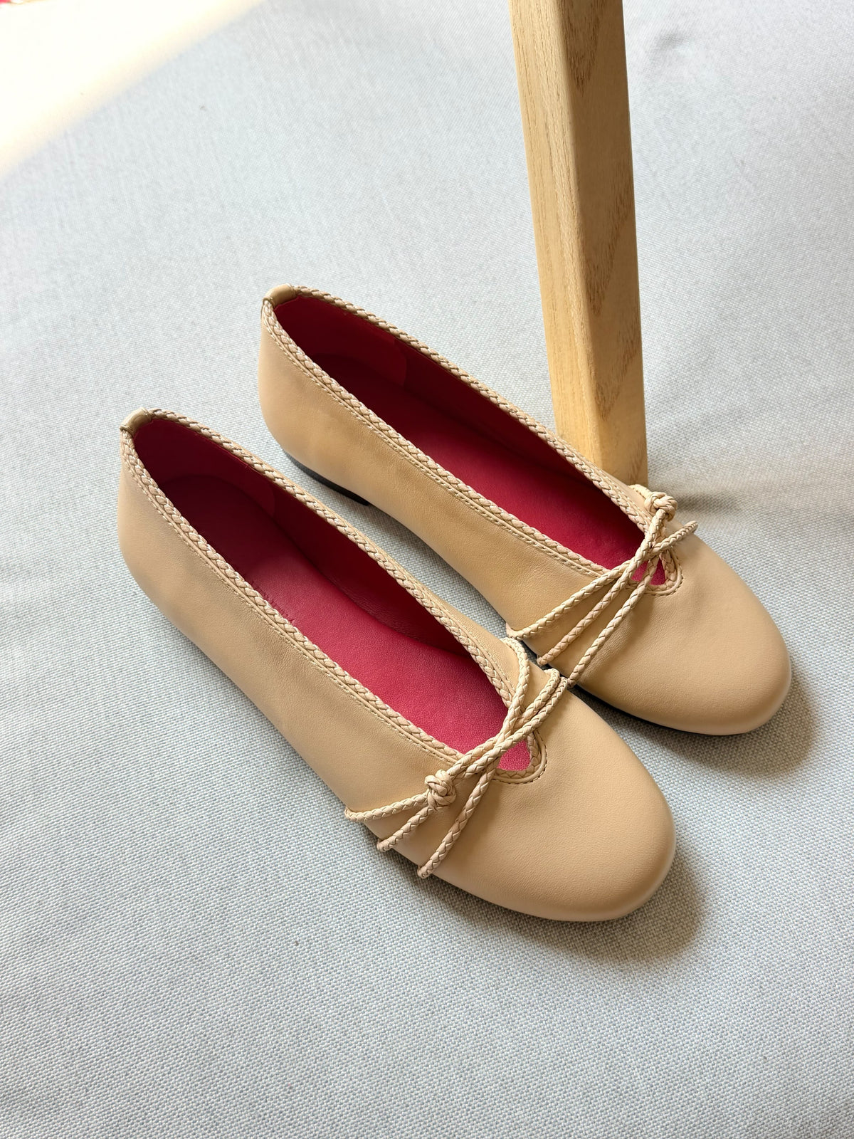 Bottega Veneta Rosa Ballerina Flats