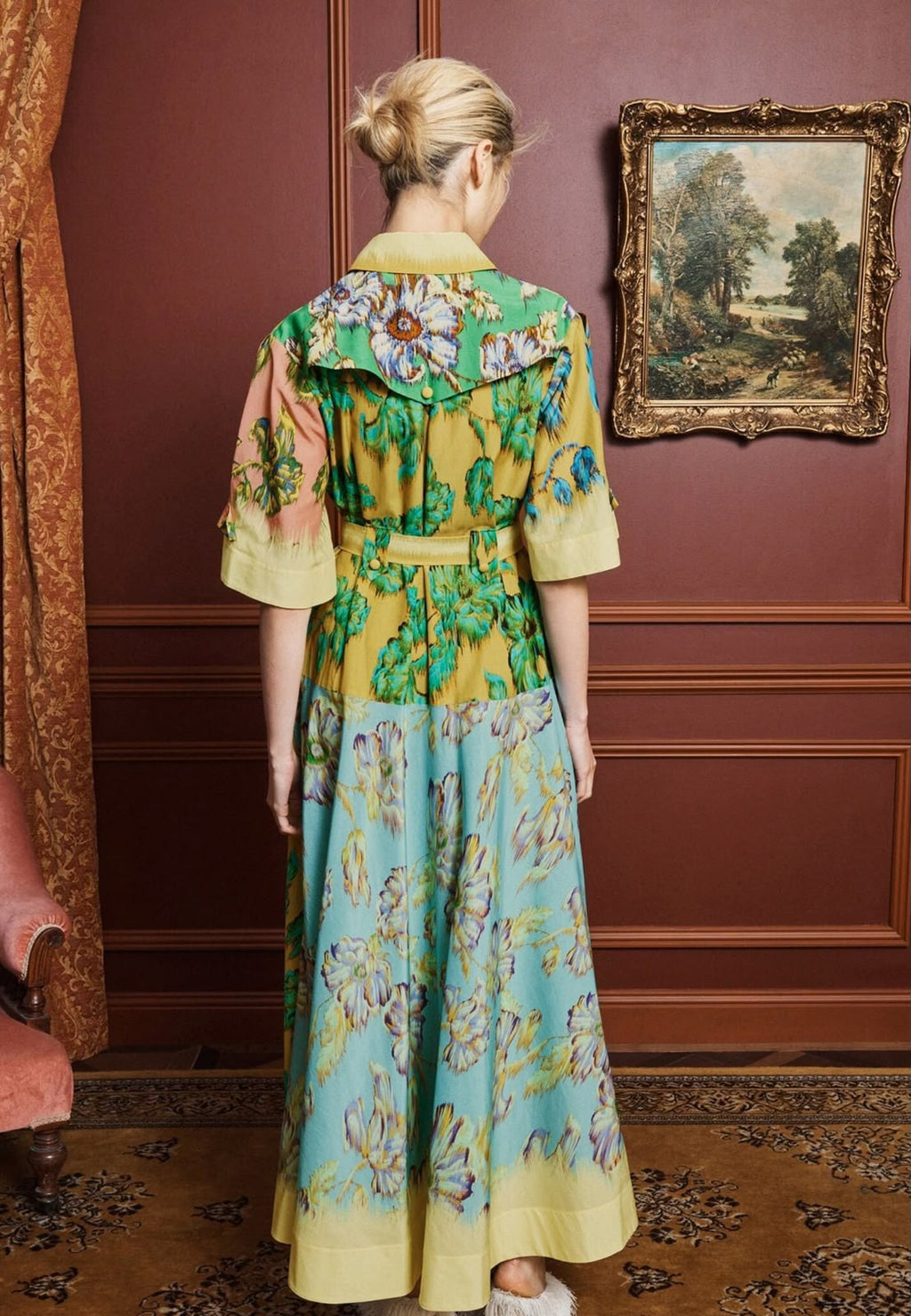 Alémais Multi-Color Floral Patchwork