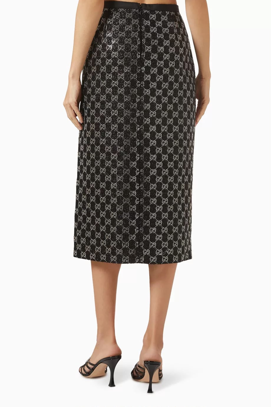 GUCCI Monogram Midi Skirt
