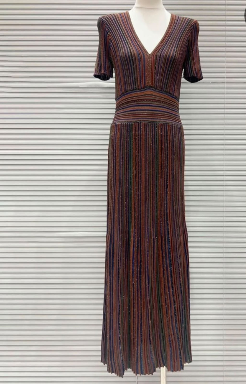Missoni Striped Knit Maxi Dress