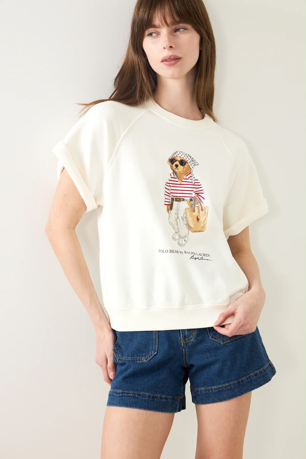 Polo Ralph Lauren Bear Short-Sleeve Sweatshirt / T-Shirt