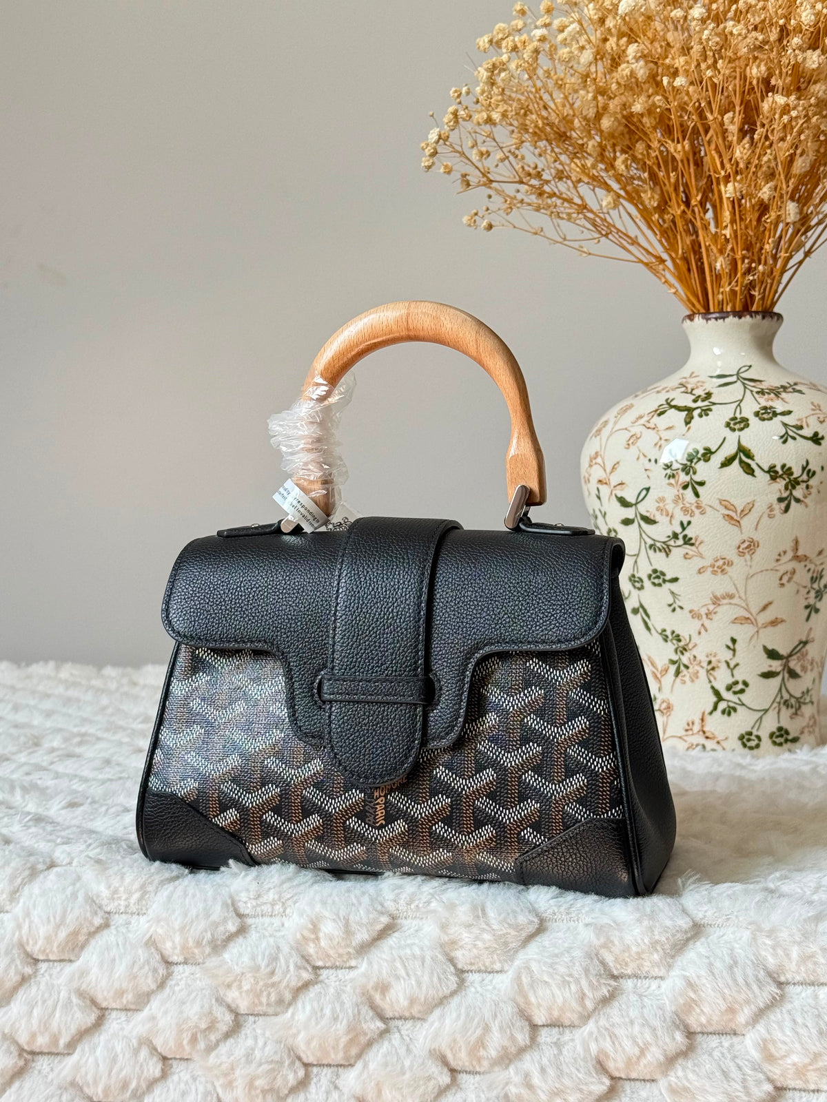 Goyard Goyardine Canvas Top Handle Bag