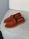 Loro Piana Summer Walk Suede Loafers